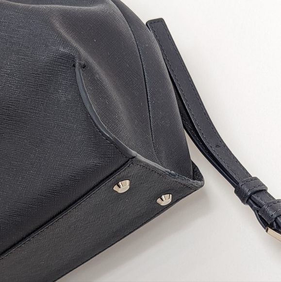 agnès b. Saffiano Leather Bucket Bag - Picture 5 of 6